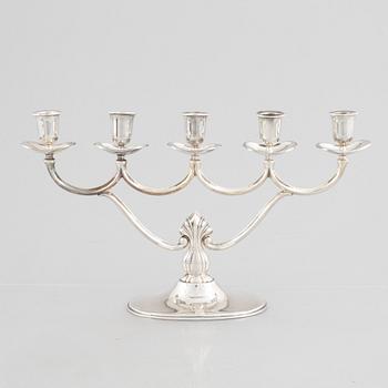 Candle holder, silver, Finland 1971.