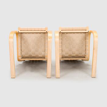 Alvar Aalto, nojatuolipari malli 406 Artek 1900-luvun loppu.