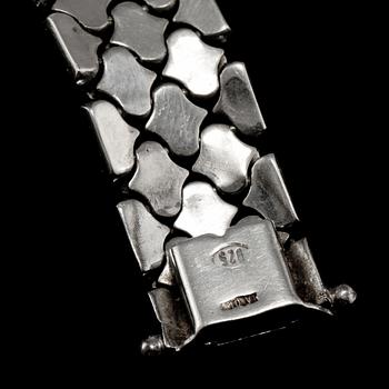 ARMLÄNK, sterlingsilver, Vicenza, Italien, 1900-talets tredje kvartal. Vikt 31 g.