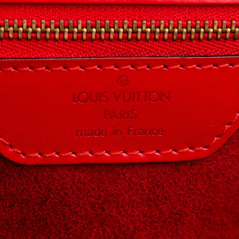 Louis Vuitton, A red Epi leather 'Saint Jacques GM' Bag.