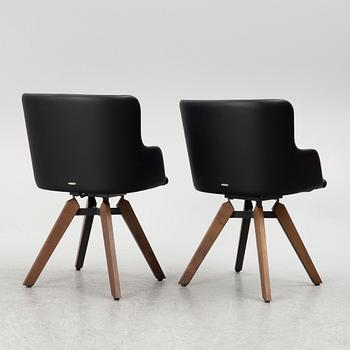 Studio Kronos, six "Mulan" chairs, Cattelan, Italia.