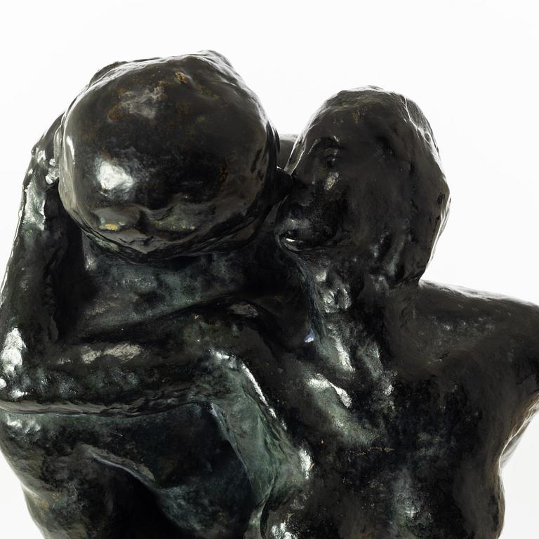 Gudmar Olovson, sculpture. Signed. Numbered. Foundry mark. Bronze, total height 71 cm, length 33 cm.