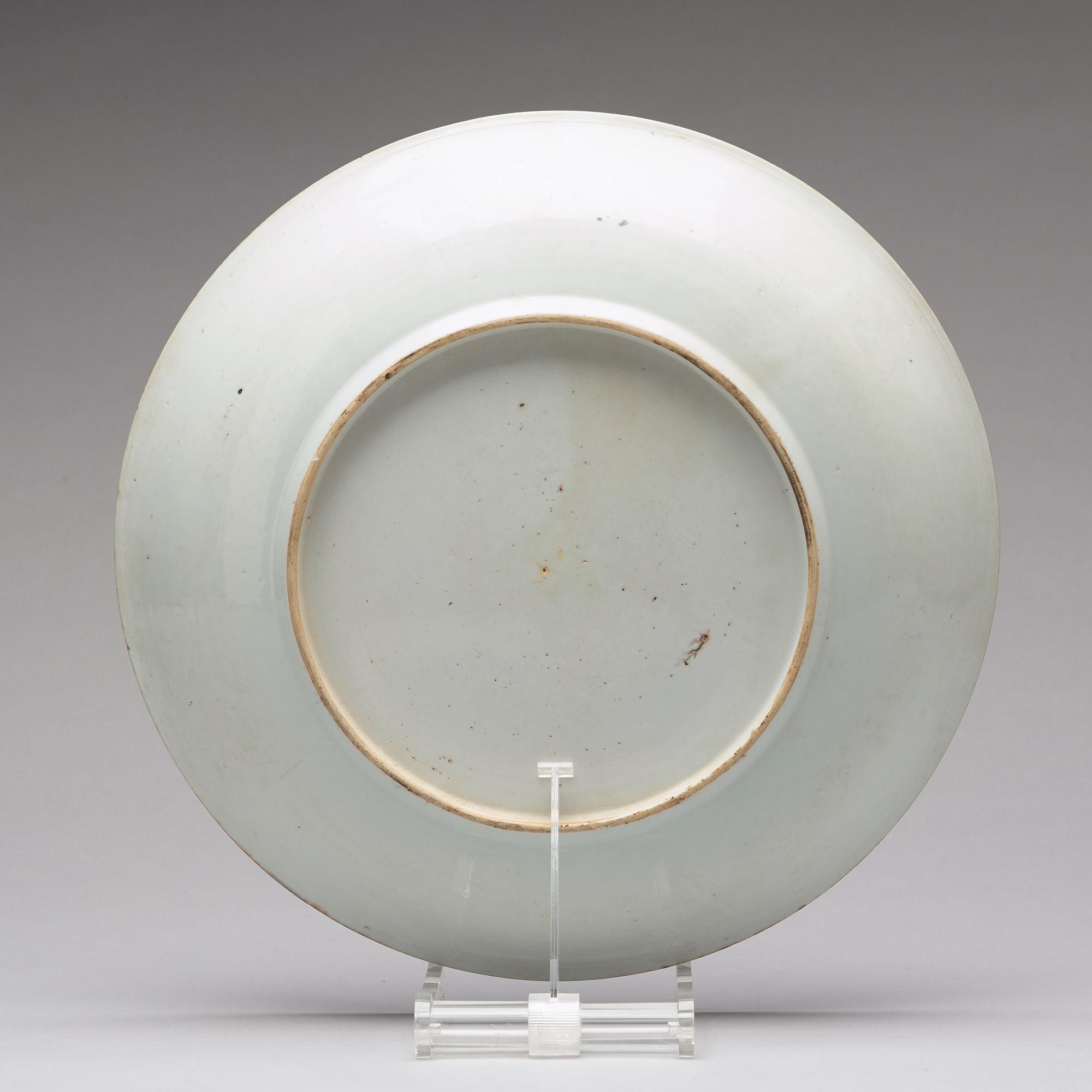 SKÅLFAT, kompaniporslin. Qingdynastin, Qianlong (1736-95).