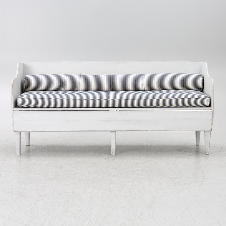 Sofa bed, Gustavian style, designed by Ingela Westergaard.