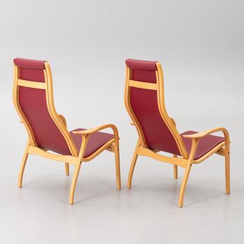 Yngve Ekström, Armchairs, a pair, “Lamino”, Swedese.