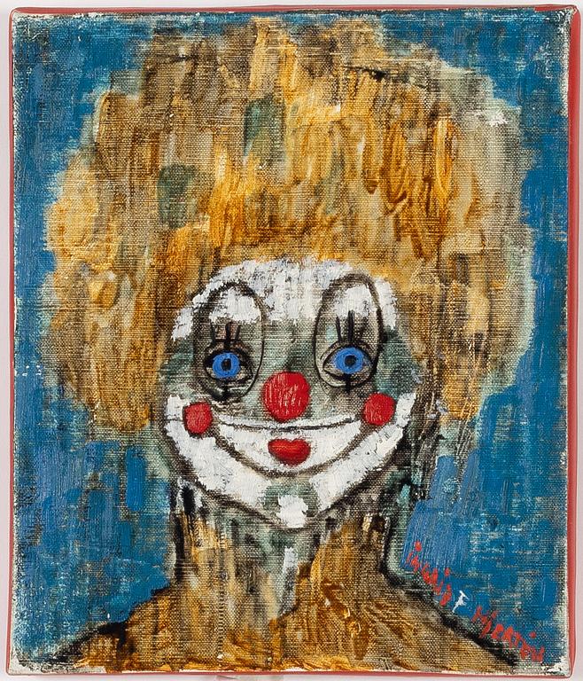 Ingrid Hjertén, "Självporträtt som clown".