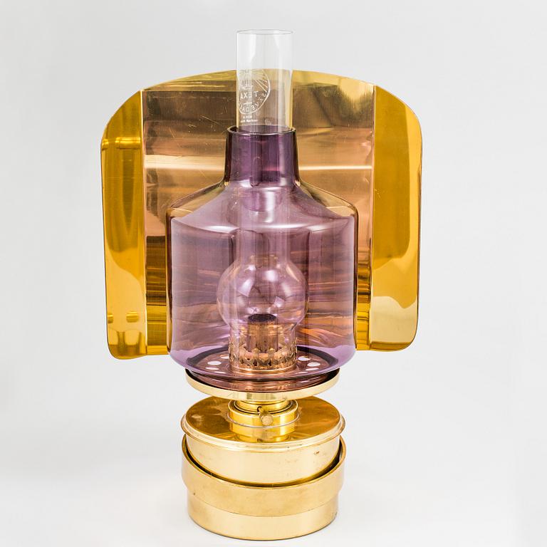 A brass wall light by HANS AGNE JAKOBSSON, Markaryd Sweden.