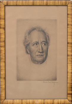 WERNER E. A. HOFFMANN, etsning, signerad och numrerad 2/200.