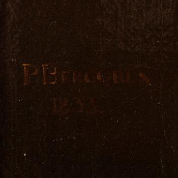 PEHR BERGGREN, olja på duk. Sign o dat 1833.