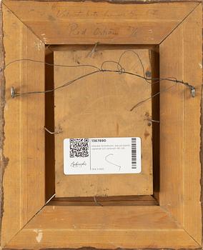 Christer Strömholm, oil on panel, signed and dated -46.