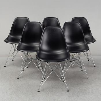 CHARLES & RAY EAMES, six 'DRS' chairs, Vitra.