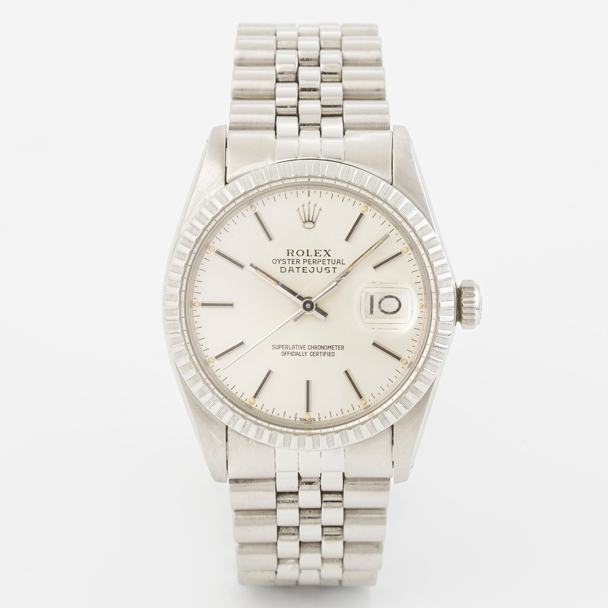 Rolex, Datejust, wristwatch, 36 mm.