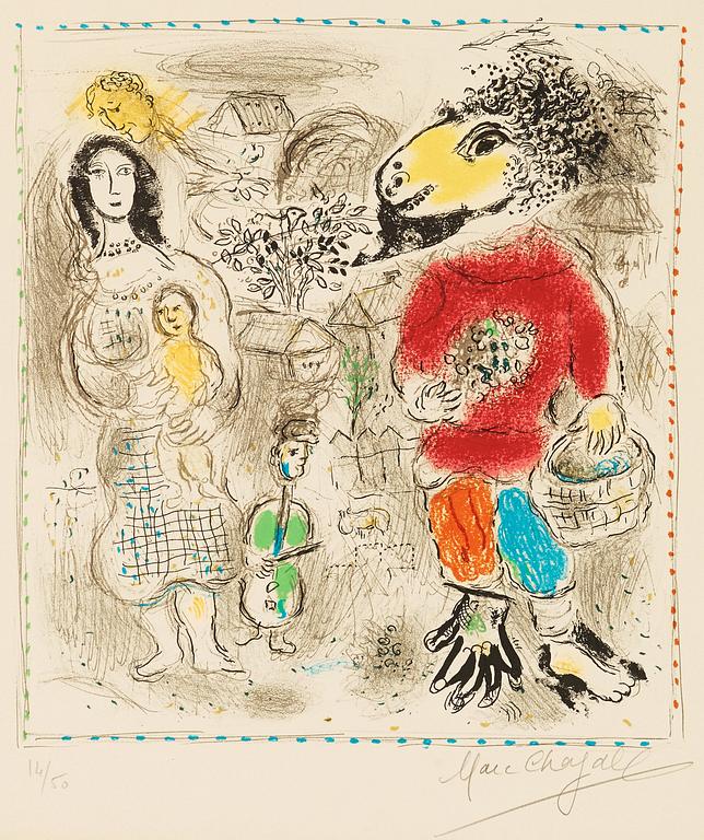 Marc Chagall, "Petit paysans II".