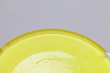 KARAFF MED PROPP, glas. Anna Örnberg "Beppo" Strömbergshyttan. Sign o numr 8/250.