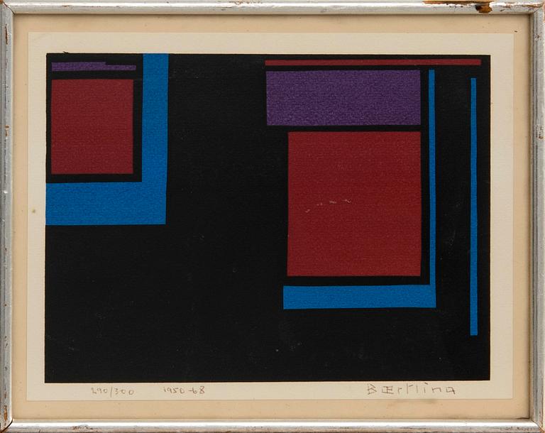 Olle Bærtling, "Strobosc", ur sviten: "The Angles of Open Form Infinite Space from Cinètisme to Open Form 1949 - 1968",.