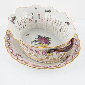 A Royal Copenhagen 'Juliana Marie' chesnut basket, 20th century.