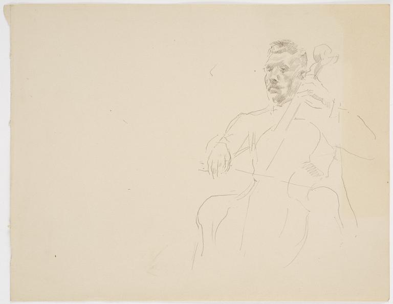 Lotte Laserstein, Skisser, 14 stycken.