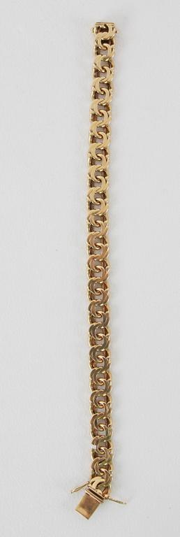 ARMLÄNK, 18K guld, ca 34 gr.