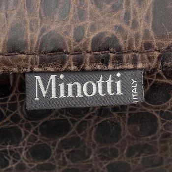 RODOLFO DORDONI, fåtöljer, ett par, "Suitcase", för Minotti, Italien sent 1900-tal.