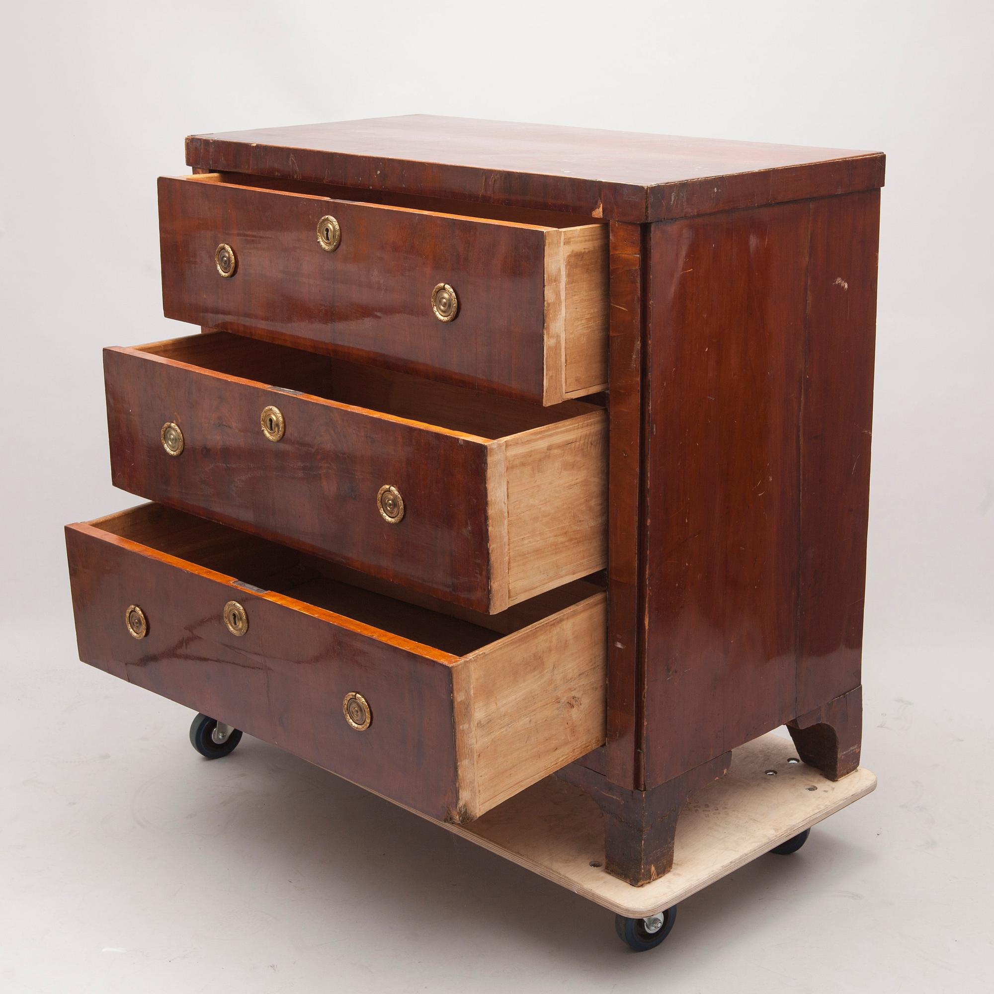 BYRÅ, biedermeierstil, 1800-talets slut.