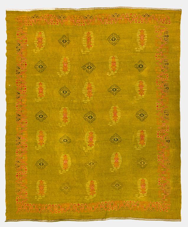 Greta Skogster-Lehtinen, a 1920s rya rug' for Aaltosen Mattokutomo Kiikka Finland. Circa 390 x 320 cm.