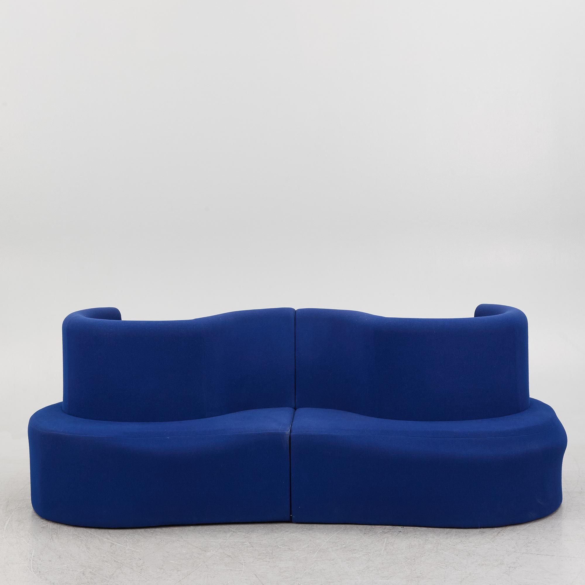 Verner Panton, a "Cloverleaf" sofa, Verpan, Denmark.