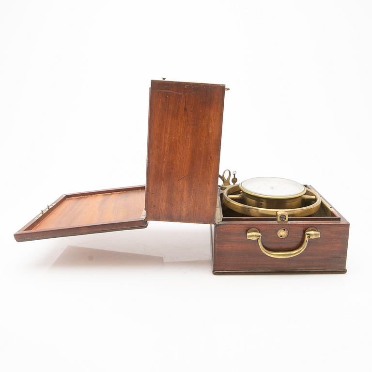 Marine chronometer, Gannery No. 59, second half of the 19th century.