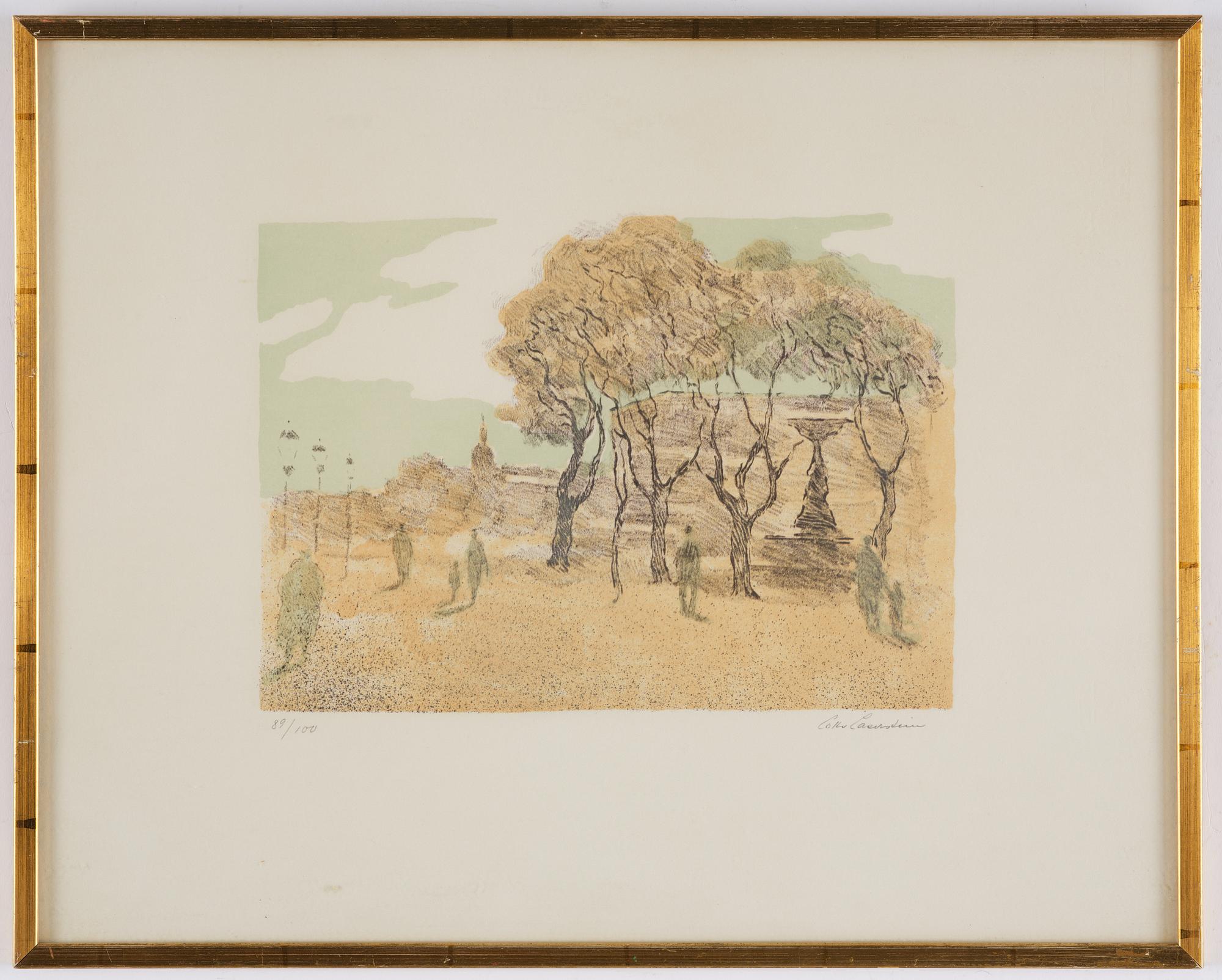 Lotte Laserstein, "Kungsträgården".