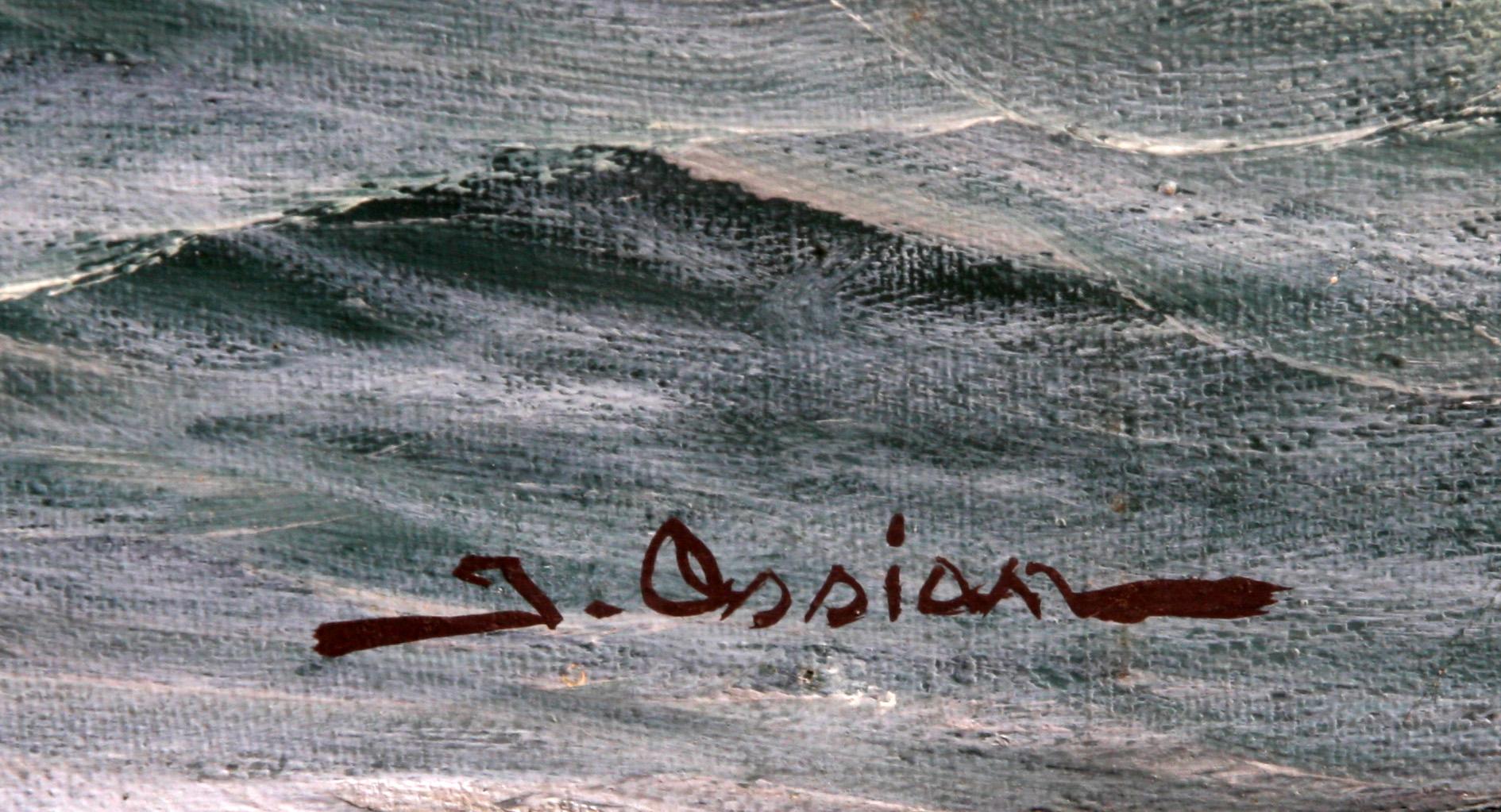 JOHAN OSSIAN ANDERSSON, olja på duk, sign.