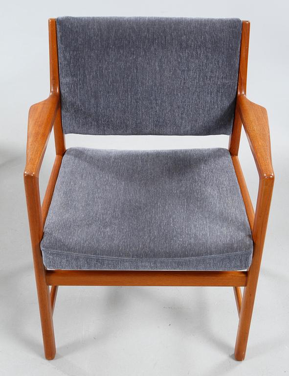 Four chairs by Karl-Erik Ekselius.