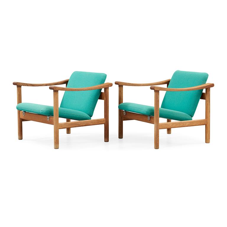 HANS J WEGNER, fåtöljer, ett par, Getama, Danmark, 1960-/70-tal.