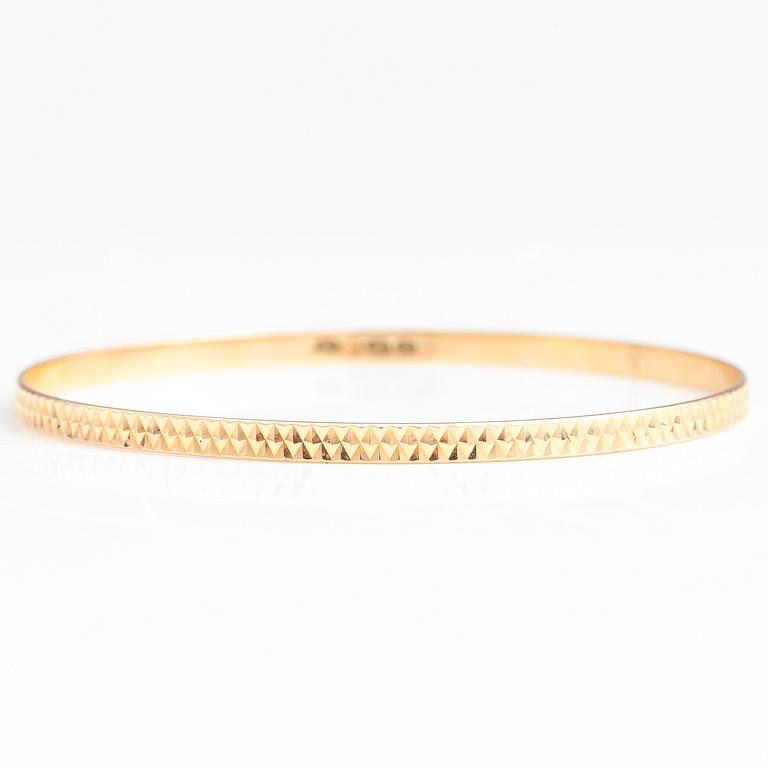 Armband, 14K guld, Westerback, Helsingfors 1973.