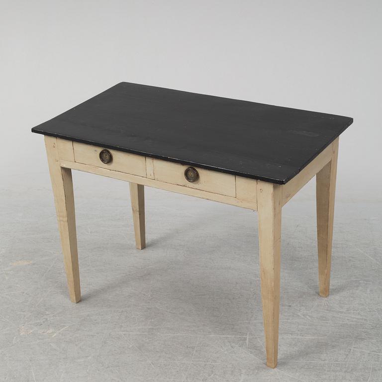 A first half of the 19th Century painted table.