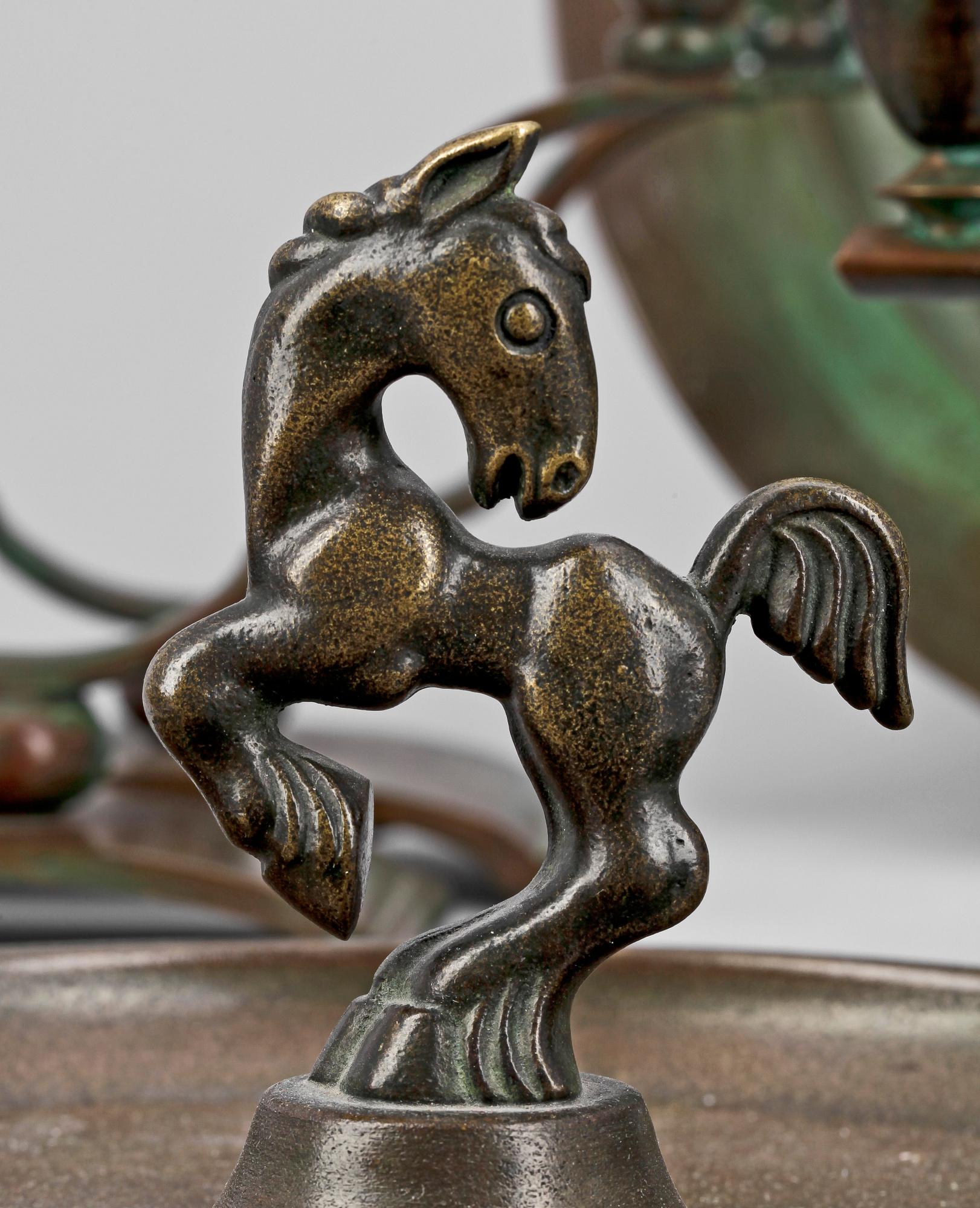 PARTI BRONS, 7 delar, bl.a. GAB o Ystad, 1930-tal.