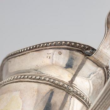 Lorenz Georg Weis, såskanna, silver, Norrköping, 1791.