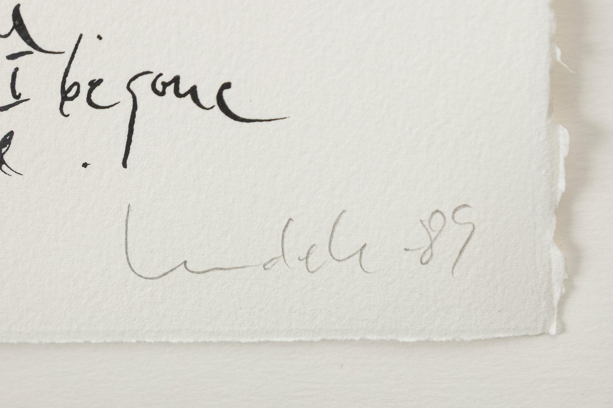 Ulf Lundell, "Hommage à Willam S".