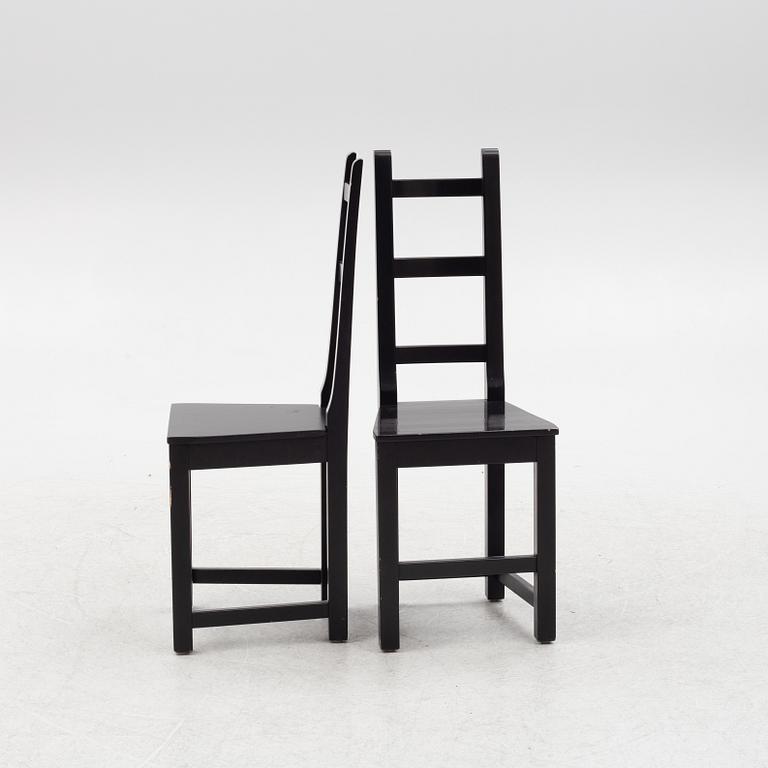Chairs 8 pcs, Sven Larsson, late 20th century.