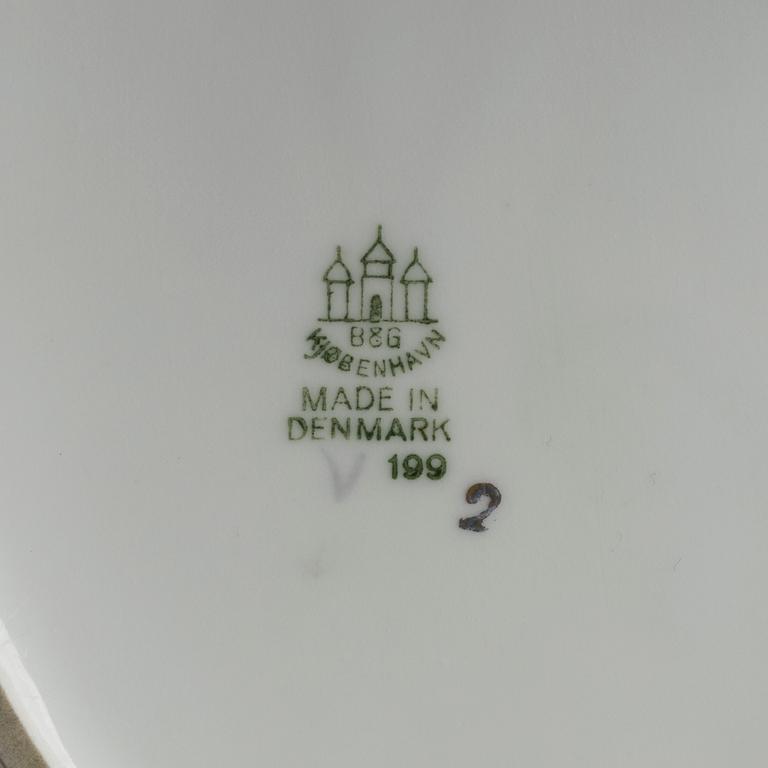 MATSERVIS, porslin, 90 delar, "Blå Måsen", Bing & Gröndahl, Danmark.