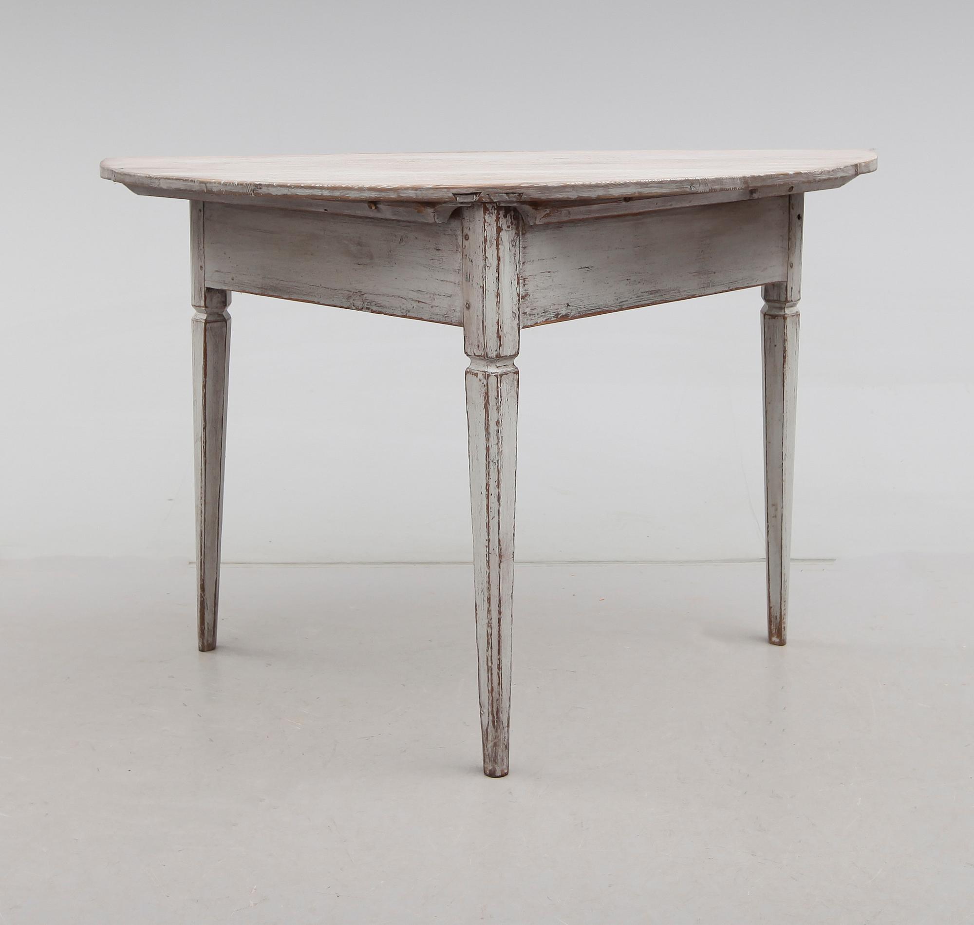 VÄGGBORD, allmoge, 1700-talets andra hälft.