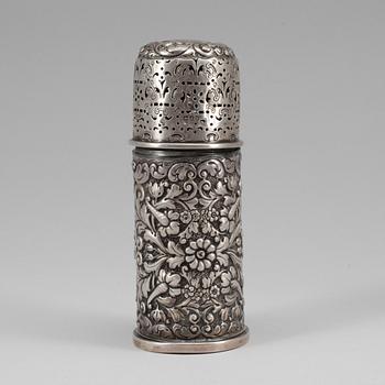 PARTI SILVER, 4 delar, England. 1800-tal. Total vikt ca 518 g.