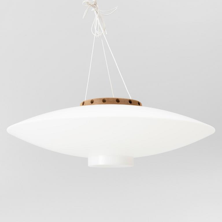 Uno & Östen Kristiansson, a model 565/ 'Ufo' ceiling lamp, Luxus, Vittsjö, Sweden.