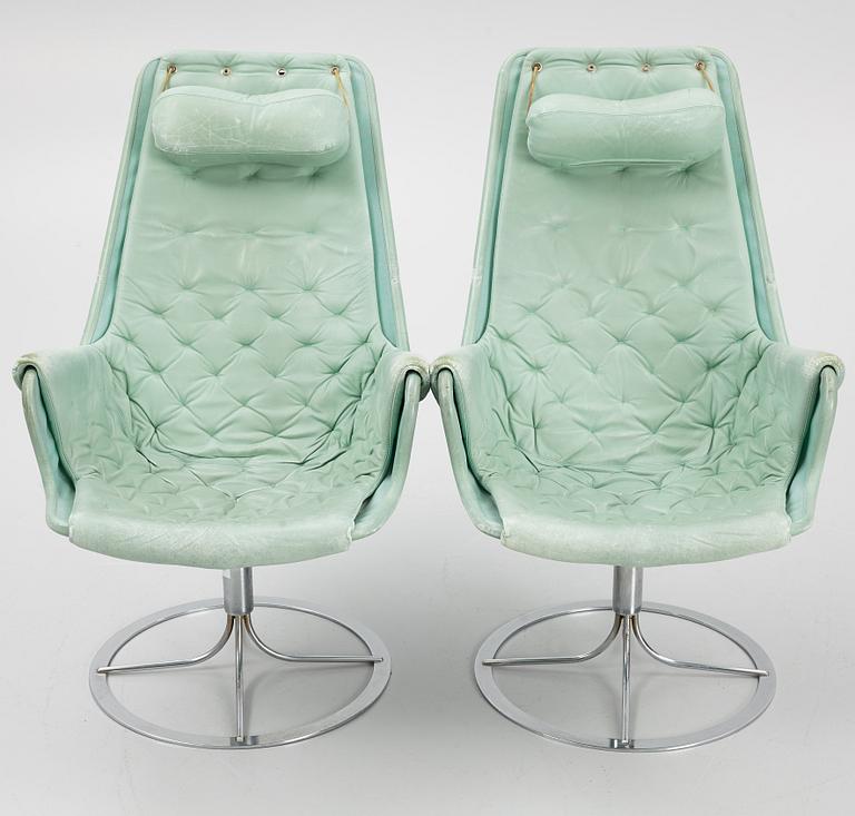 Bruno Mathsson, armchairs, a pair, "Jetson", Dux, late 20th century.