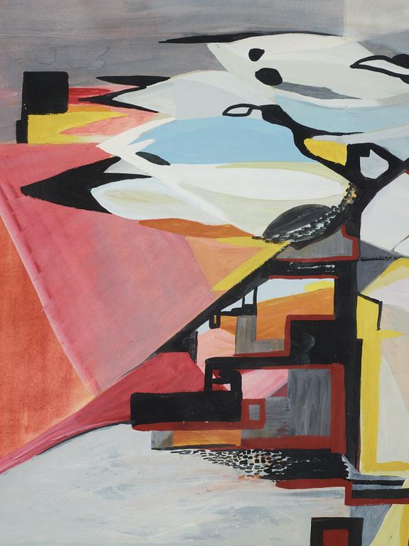 Siri Rathsman, blandteknik. Signerad och daterad 1951.