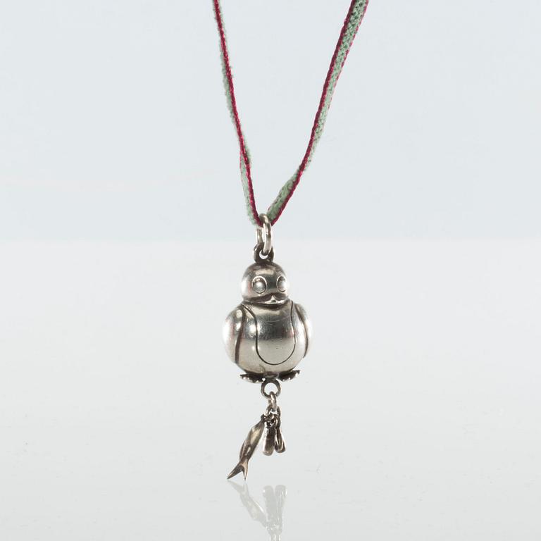 HALSMYCKE, Ole Lynggaard, sterlingsilver. Vikt ca 10 g.