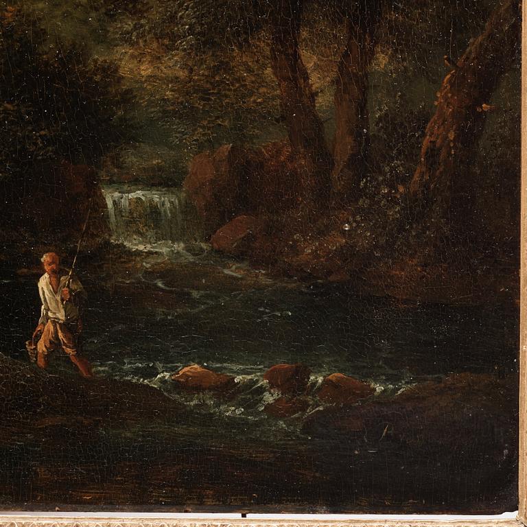 Johann Christian Brand, Landskap med figurer vid bäck.