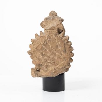 Stenfragment, Indien, 1800-tal eller äldre.