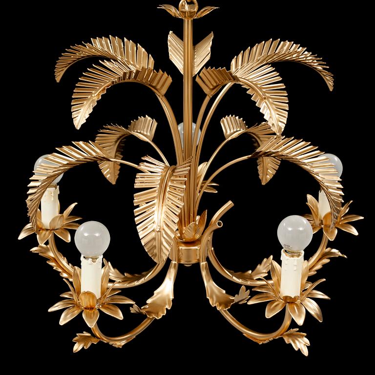 A ceiling lamp, second half of the 20th century, hight ca 60 cm.
