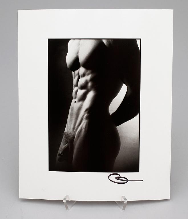 GREG GORMAN, BOK "Inside life", medföljande FOTO, signerat.