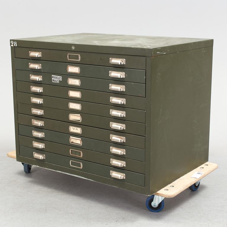 ARKIVSKÅP/ARKITEKTSKÅP, industri, 1900-talets mitt.