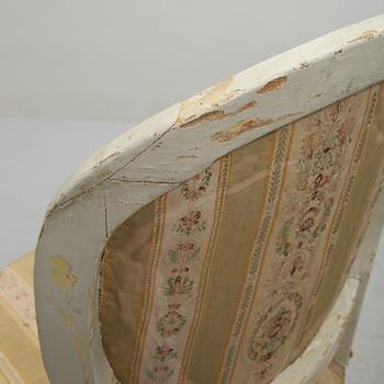 STOLAR, ett par, Louis XVI, troligen Frankrike, sent 1700-/ tidigt 1800-tal.